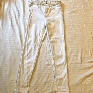 Hollister White Skinny Jeans